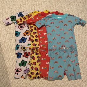 4 pairs Hanna Andersson Shortall Pajamas - 130